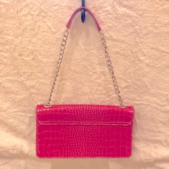 ✨S O L D✨ Liz Claiborne pink leather handbag - Picture 3 of 9